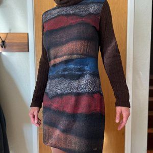 Smash! Barcelona Brand turtleneck sweater dress